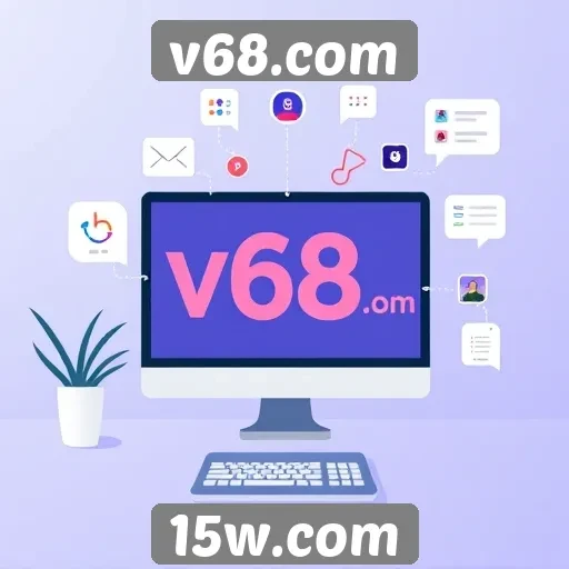 Recursos interativos do site v68.com